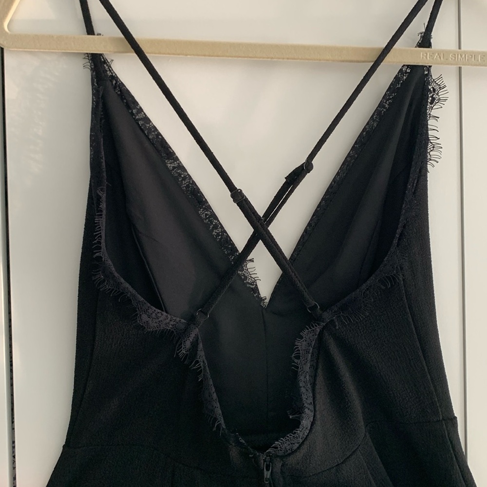 Leith Black Lace Jumpsuit Size XS - Picture 4 of 6